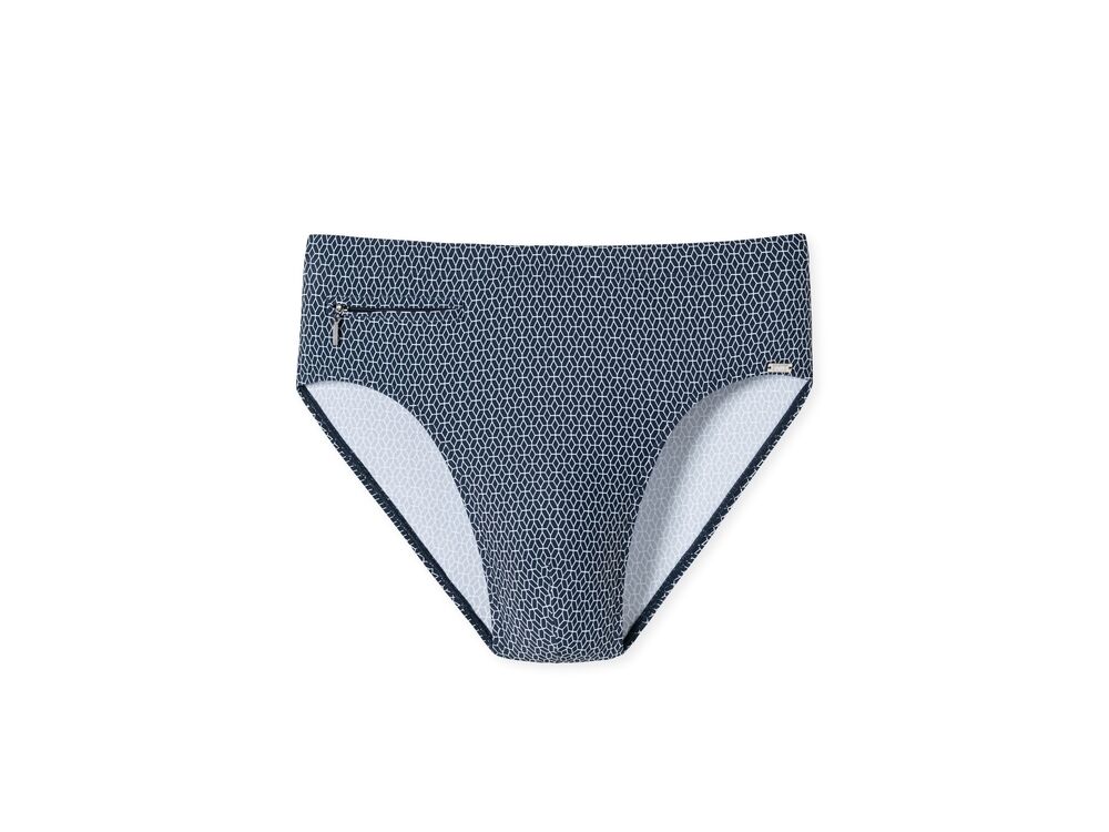 DONKERBLAUW MET PATROON