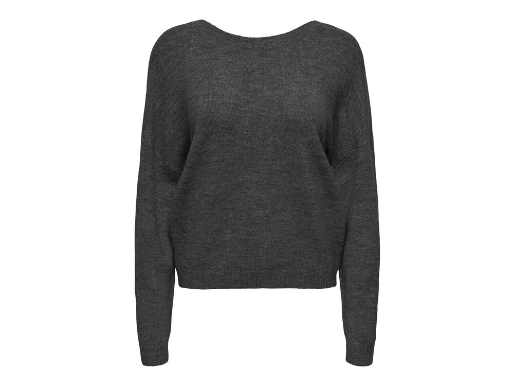 DARK GREY MELANGE BLACK L