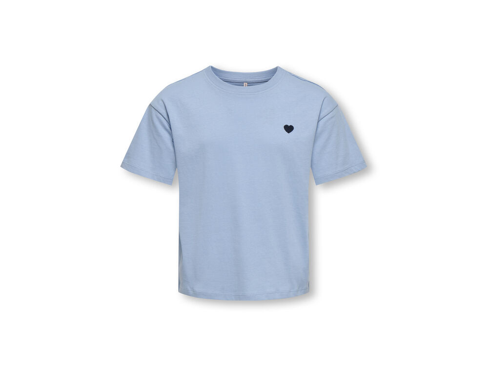 SOFT CHAMBRAY HEART EMB N