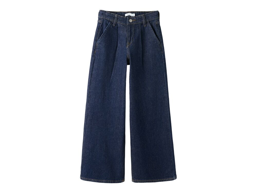 DARK BLUE DENIM UNWASHED
