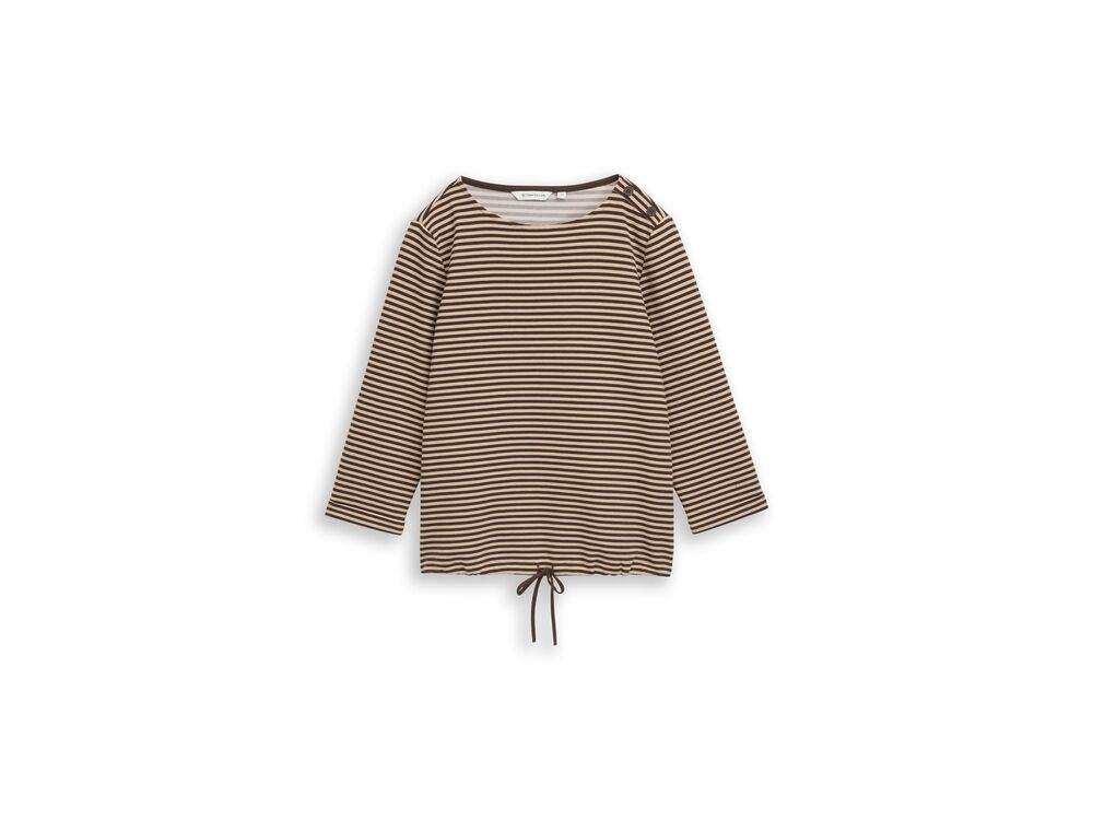 DARK BROWN BEIGE STRIPE