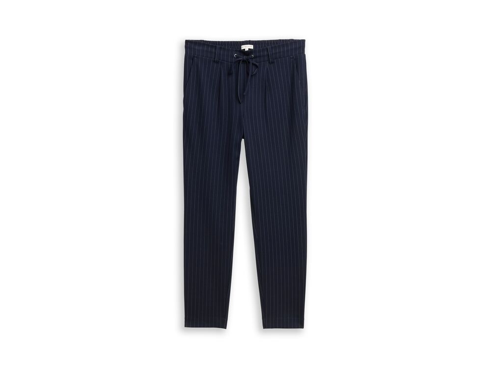NAVY WHITE PINSTRIPE