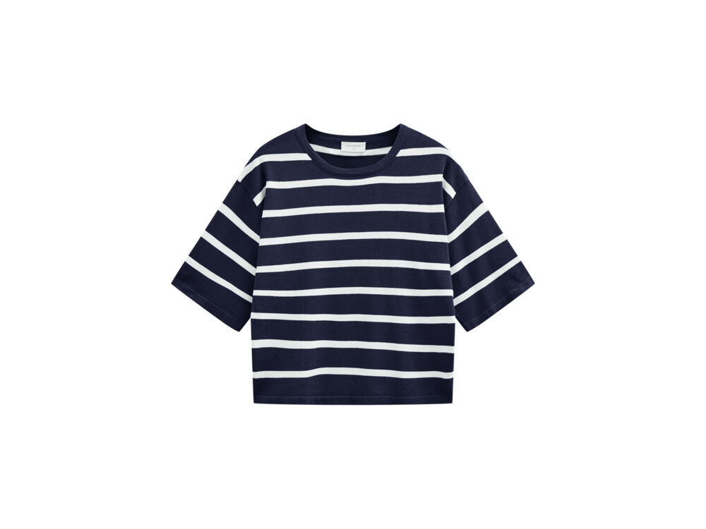 NAVY BLAZER W STAR OFF-WH