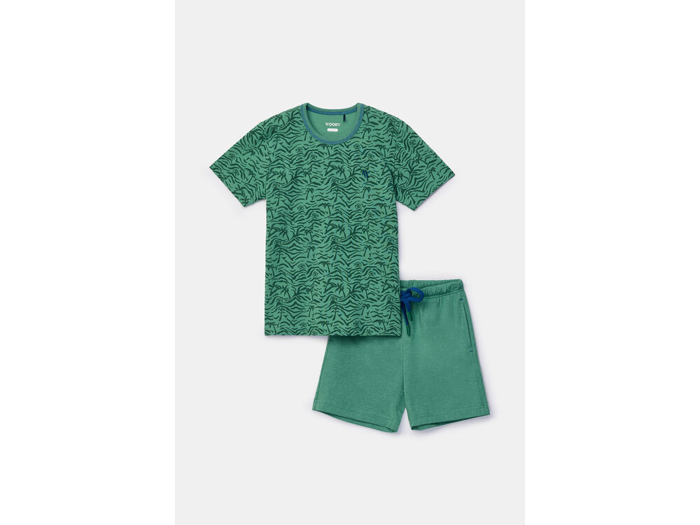 PALMBOMEN PRINT GROEN