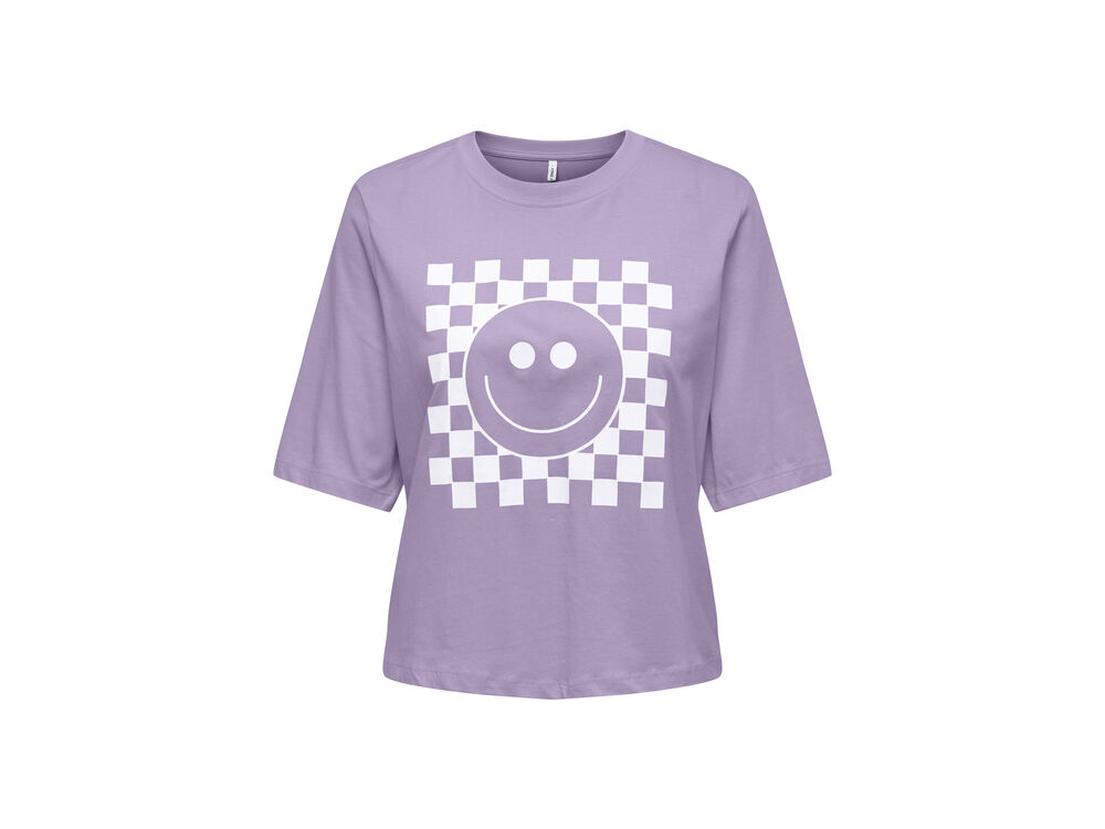 ORCHID BLOOM CHECK SMILEY