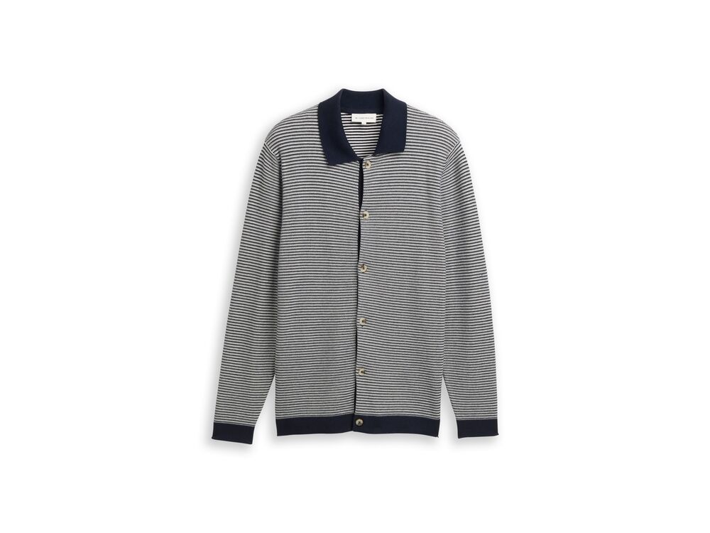 STRUCTURED STRIPE NAVY WH