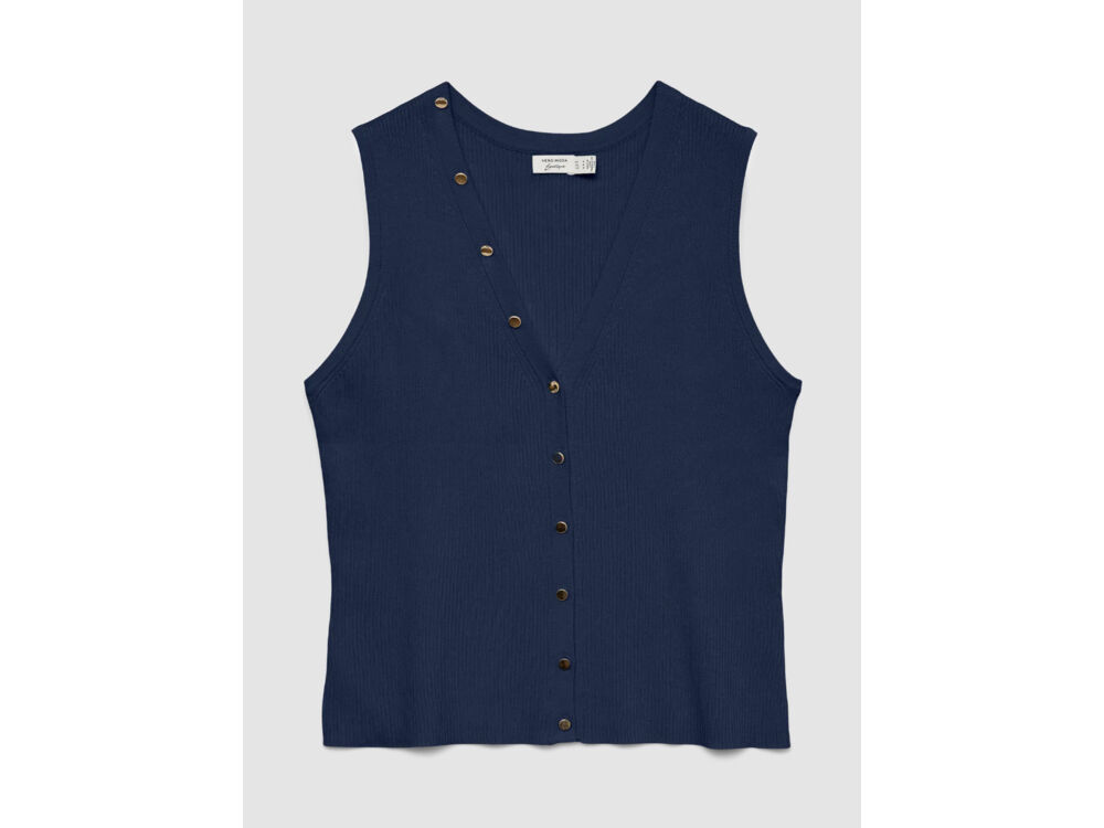 DARK BLUE DENIM W  GOLD B