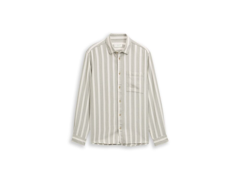 GREE WHITE BIG STRIPE