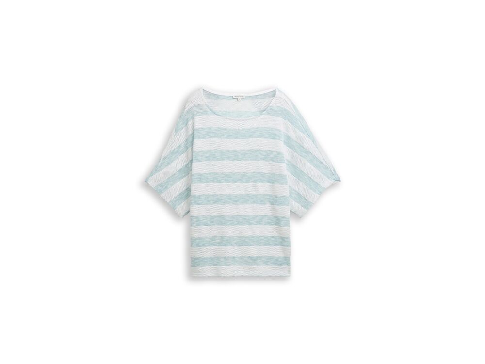 WHITE MINT STRIPE