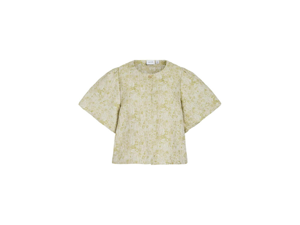 SMOKE GREEN JACQUARD
