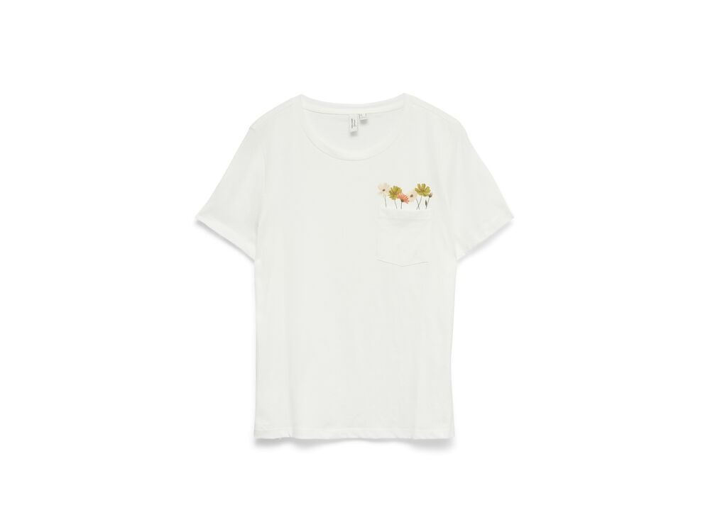 SNOW WHITE FLOWER POCKET