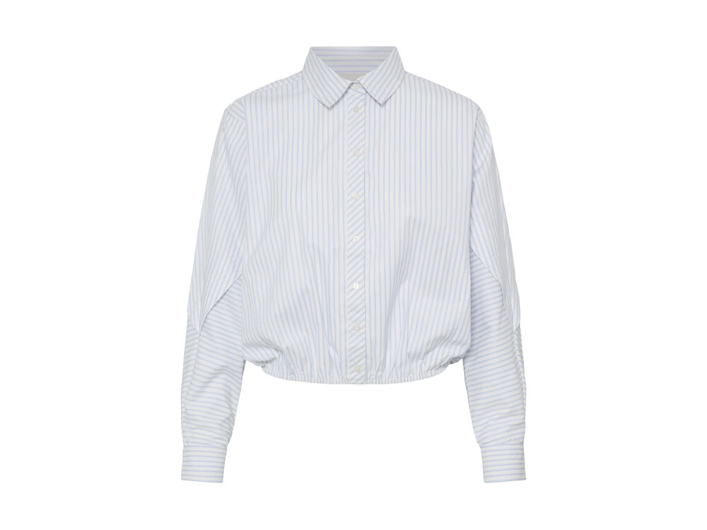 WHITE/CELESTIAL BLUE STRI