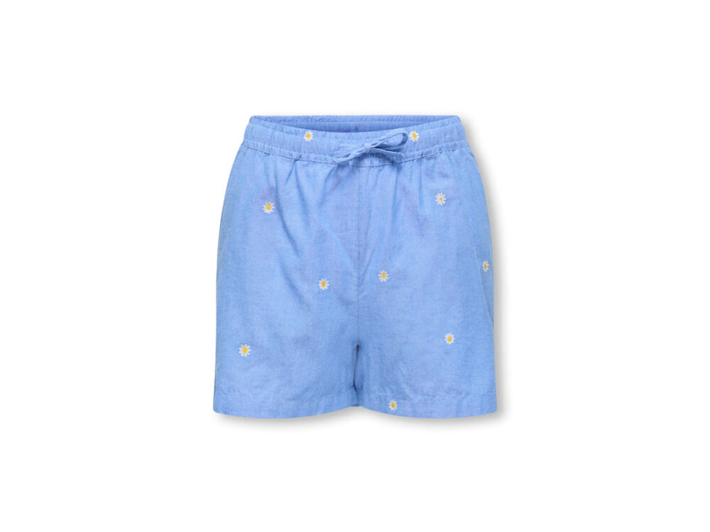 CASHMERE BLUE EMB DAISY