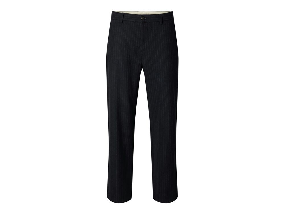 DARK NAVY PINSTRIPE
