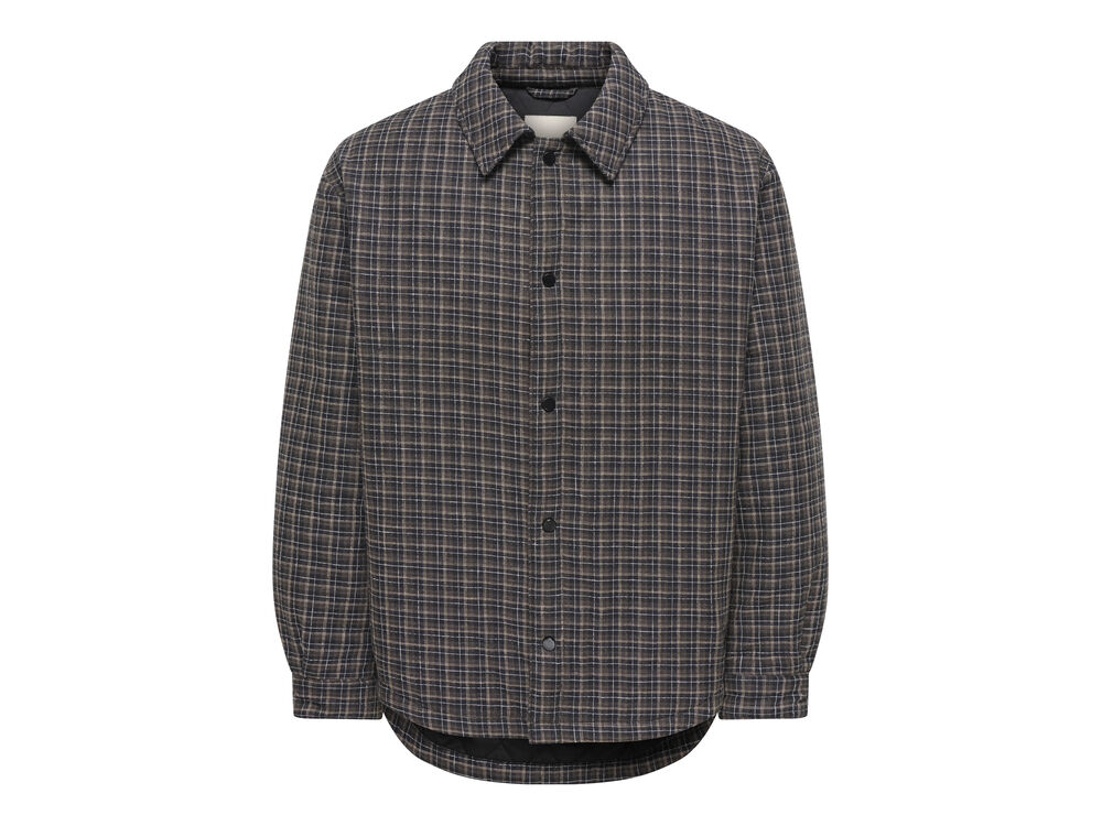 BLACK BROWN CHECK