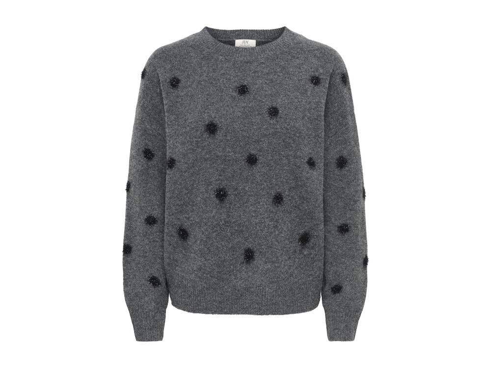 DARK GREY MELANGE BL POM