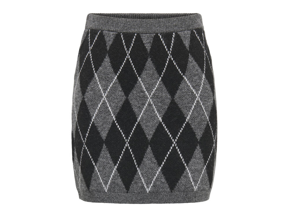 DARK GREY MELANGE ARGYLE