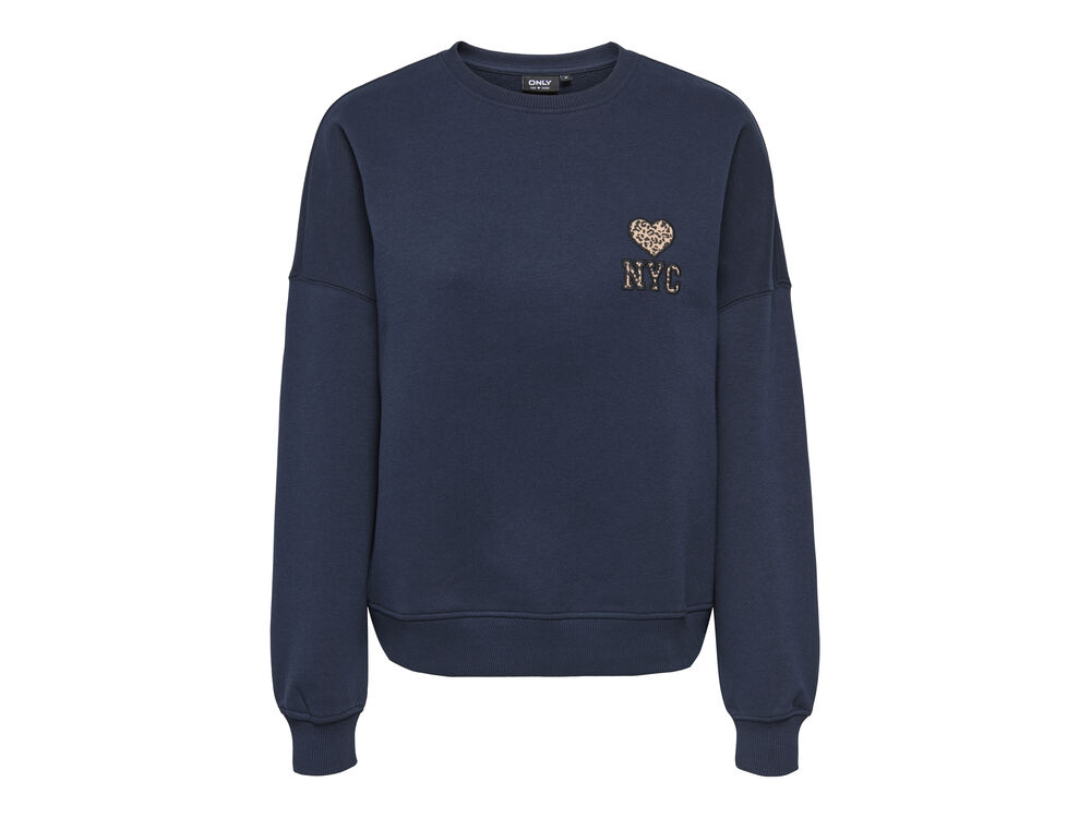 NAVY BLAZER LEO NYC HEART