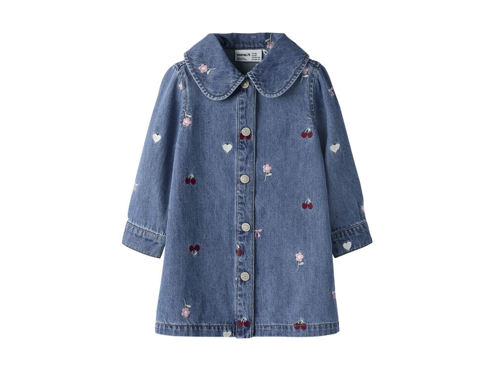 MEDIUM BLUE DENIM EMB