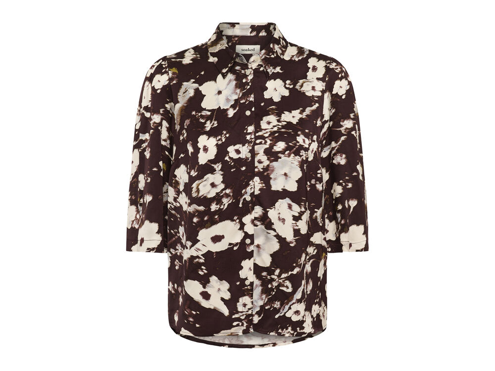 BROWN FLOWER PRINT