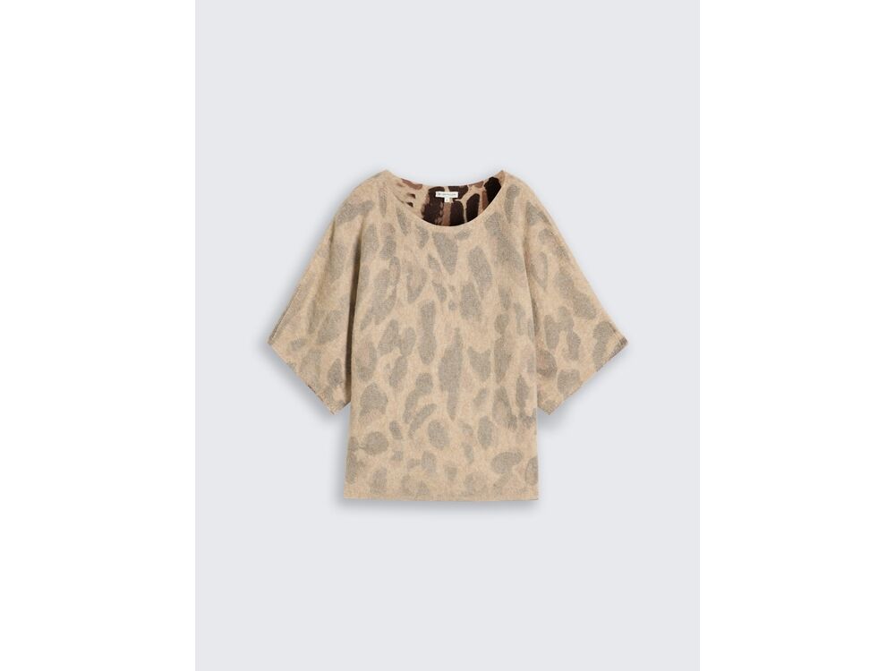 BEIGE MELANGE BROWN LEO