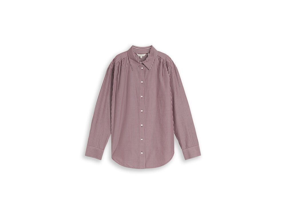 PREPPY PLUM WHITE STRIPE