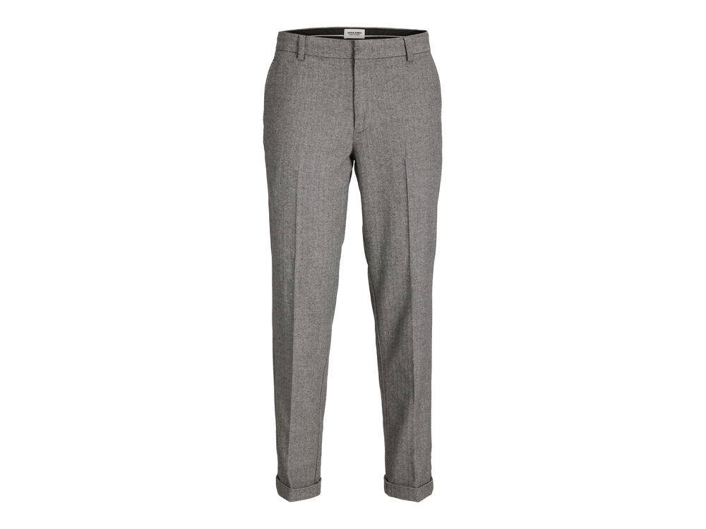 GREY MELANGE HERRINGBONE