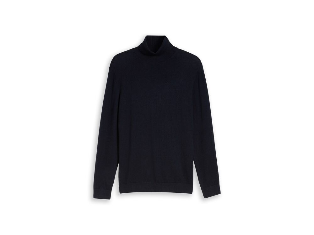 KNITTED NAVY MELANGE