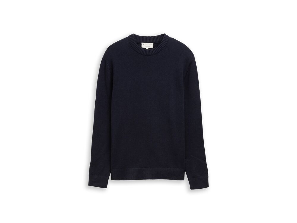 KNITTED NAVY MELANGE