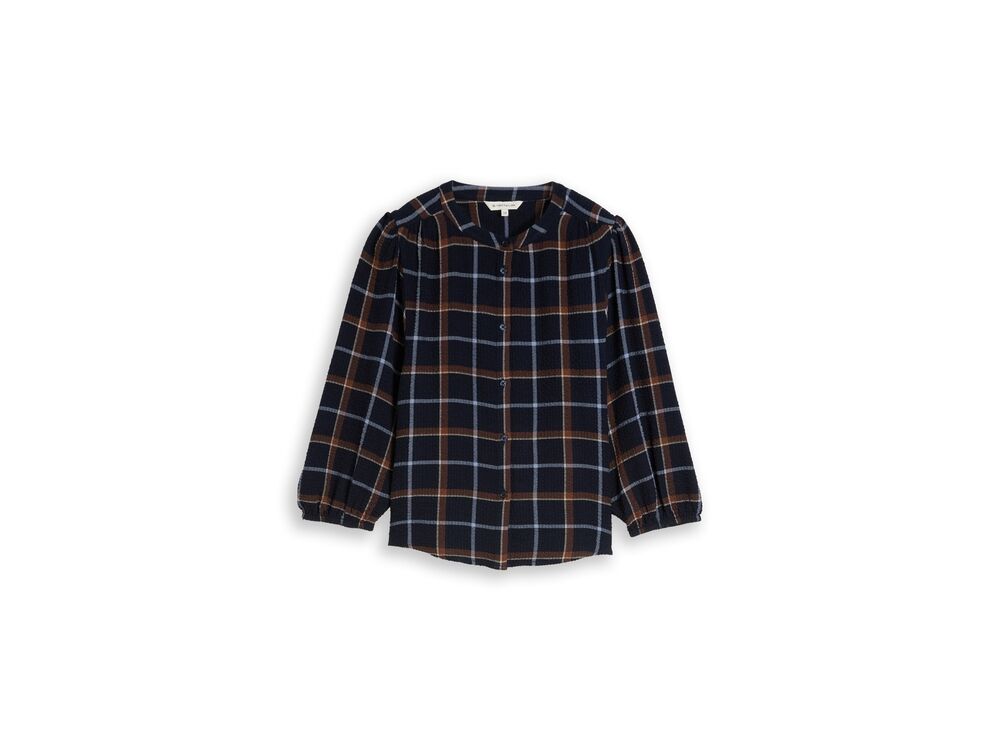 NAVY CAMEL BEIGE CHECK