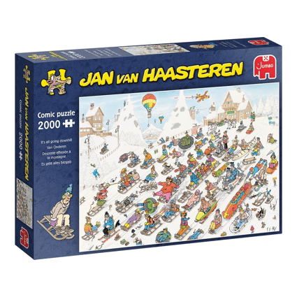 Jan van Haasteren legpuzzel - Van onderen - 2000 stukjes - De Jan van Haasteren legpuzzel - Van onderen - 2000 stukjes - De