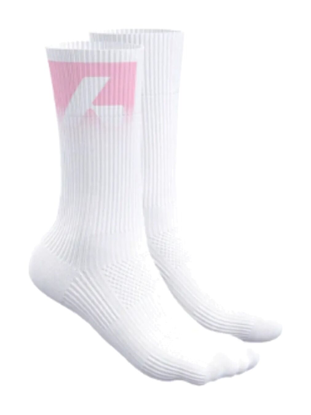 Surpas Pace High Socks – Blanc / Rose