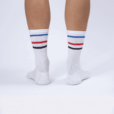 The Vandal Casual Socks – Banane / Blanc