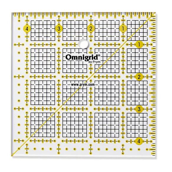 Omnigrid Liniaal INCH 12,5 x 12,5
