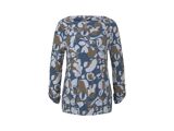 BLUE SEPIA FLORAL DESIGN