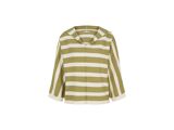 OLIVE BEIGE COLL KNIT STR
