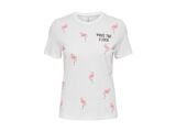 BRIGHT WHITE FLAMINGO