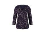 NAVY BEIGE ABSTRACT DESIG