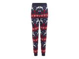 NAVY BLAZER REINDEER AOP