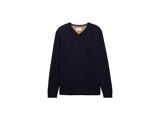 KNITTED NAVY MELANGE