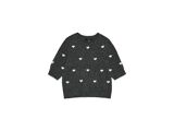 DARK GREY MELANGE W  WHIT