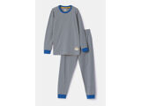 BLAUW GEEL STREEP