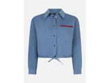 DENIM BLUE/BURGUNDY