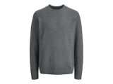 GREY MELANGE MOCK NECK