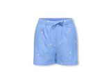 CASHMERE BLUE EMB DAISY