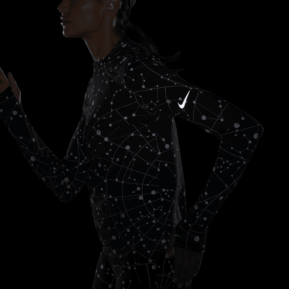 nike element flash zip top ladies
