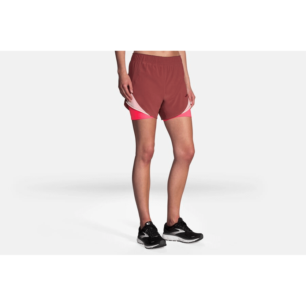 Brooks- Chaser 2 in 1 shorts Dames