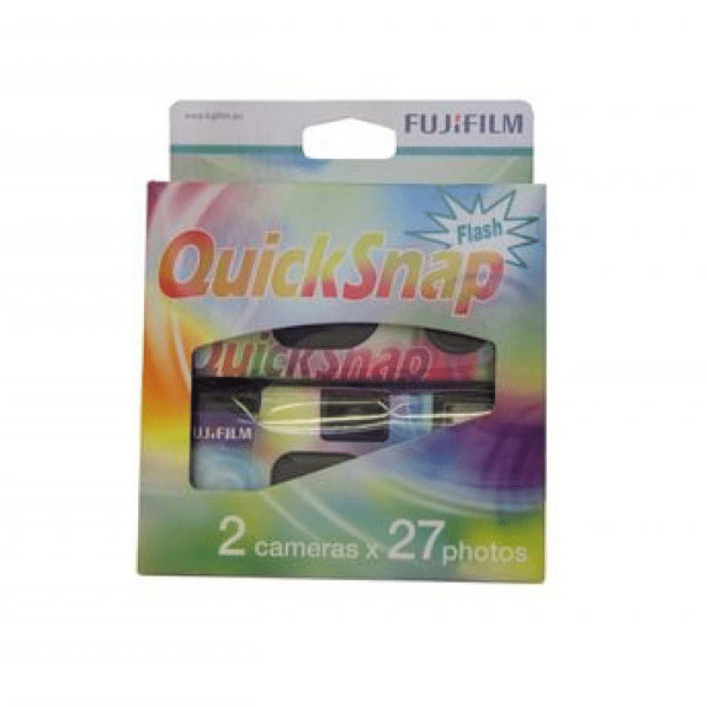 Fujifilm Quicksnap Flash Duopack single use camera
