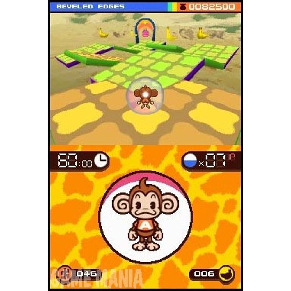 Super Monkey Ball Touch Roll Nintendo Ds Game Mania