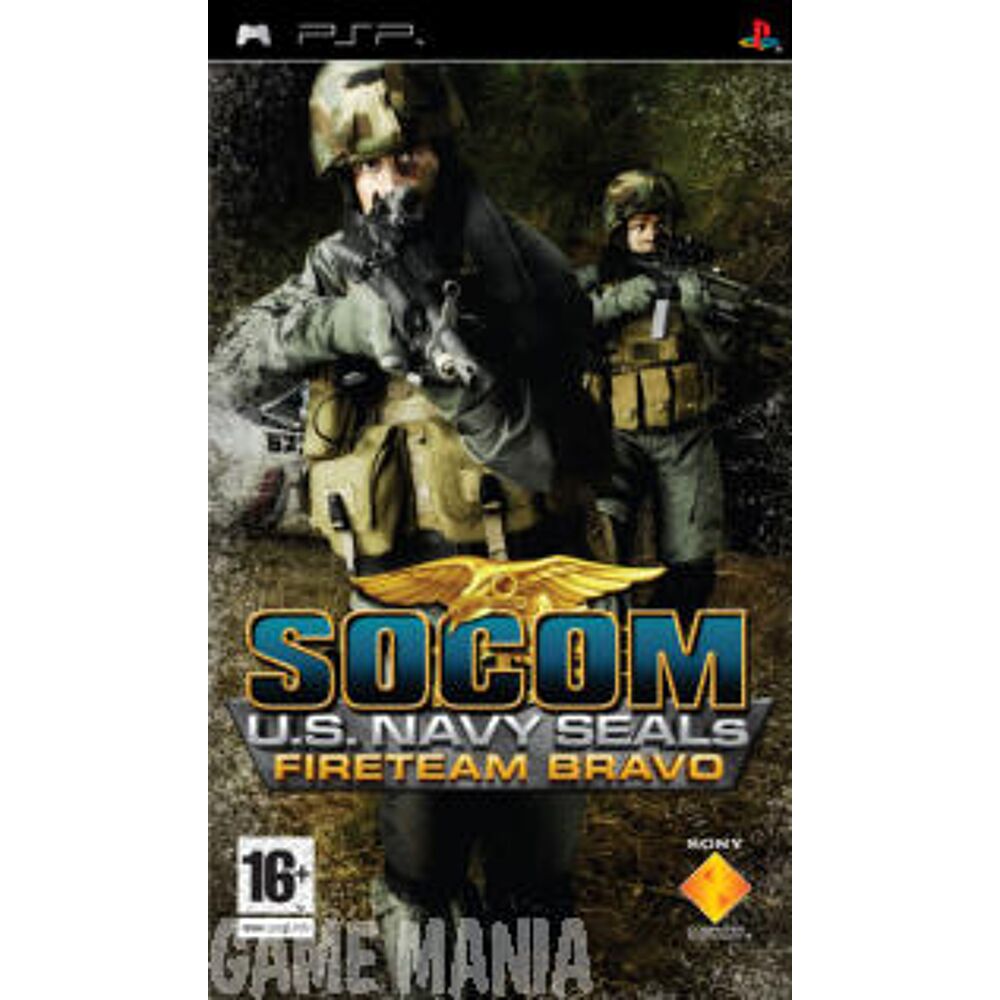 Socom Us Navy Seals Fireteam Bravo Headset Psp Game Mania